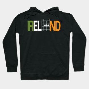 Ireland in Guitar chords Hoodie